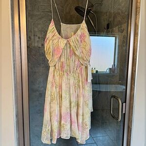 NWT: LoveShackFancy Size Small Floral Dress, Clairo Dress Fairy Plum